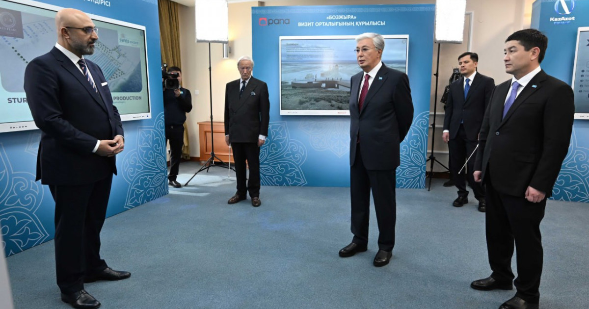 Мемлекет басшысына Маңғыстау облысындағы инвестициялық жобалар таныстырылды