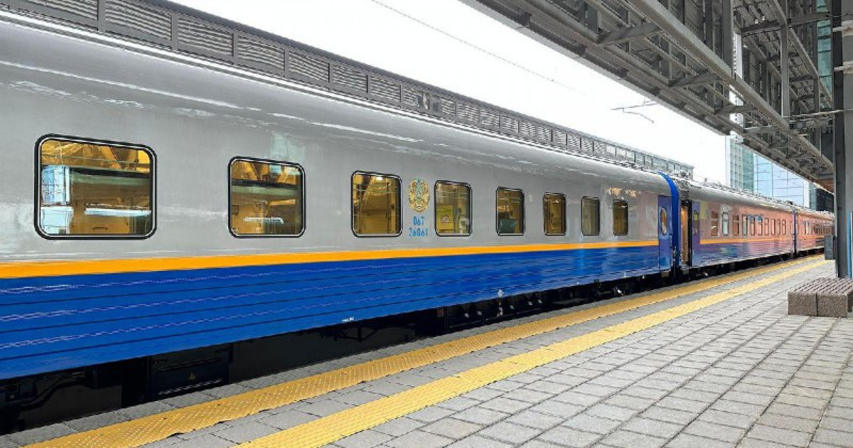 Орал-Астана бағытындағы пойыздың вагондары жаңартылды