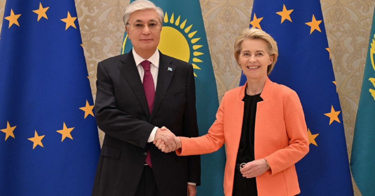 Президент Урсула фон дер Ляйенмен Қазақстан мен ЕО ынтымақтастығын дамыту перспективасын талқылады