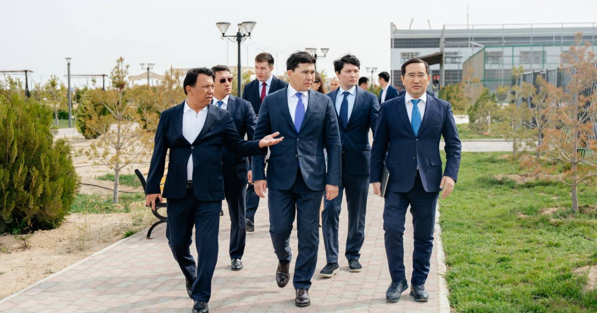 Туризм және спорт министрі Ақтаудағы спорт кешенін аралады