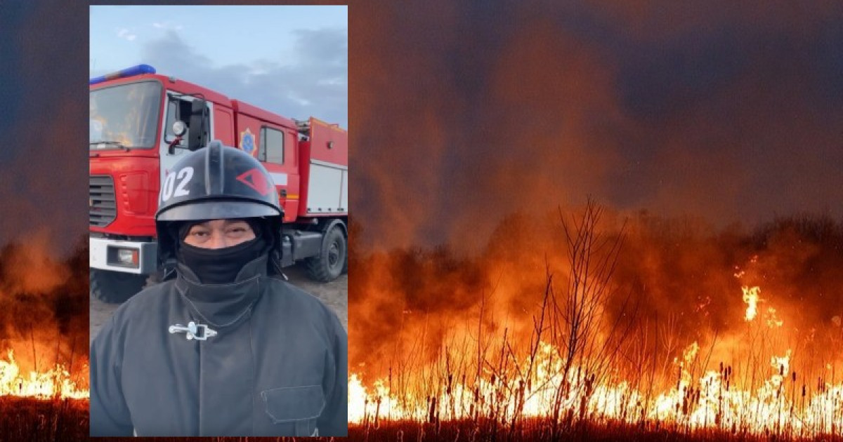 ТЖМ қызметкерлері ауылды өрттен қорғап қалды