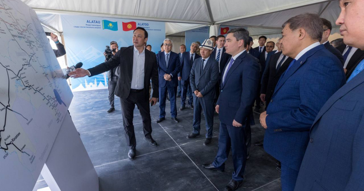 Жамбыл облысында индустриялық сауда-логистикалық кешен салынып жатыр