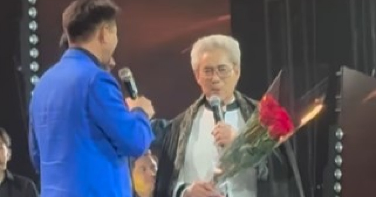 Алаяқтарға алданып қалған әнші Нұрғали Нүсіпжановқа кәсіпкер концертте пәтер сыйлады