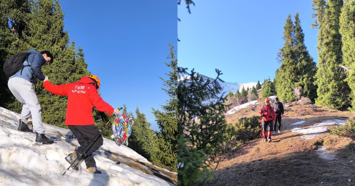 Алматыда құтқарушылар тауда адасып кеткен екі туристі тапты