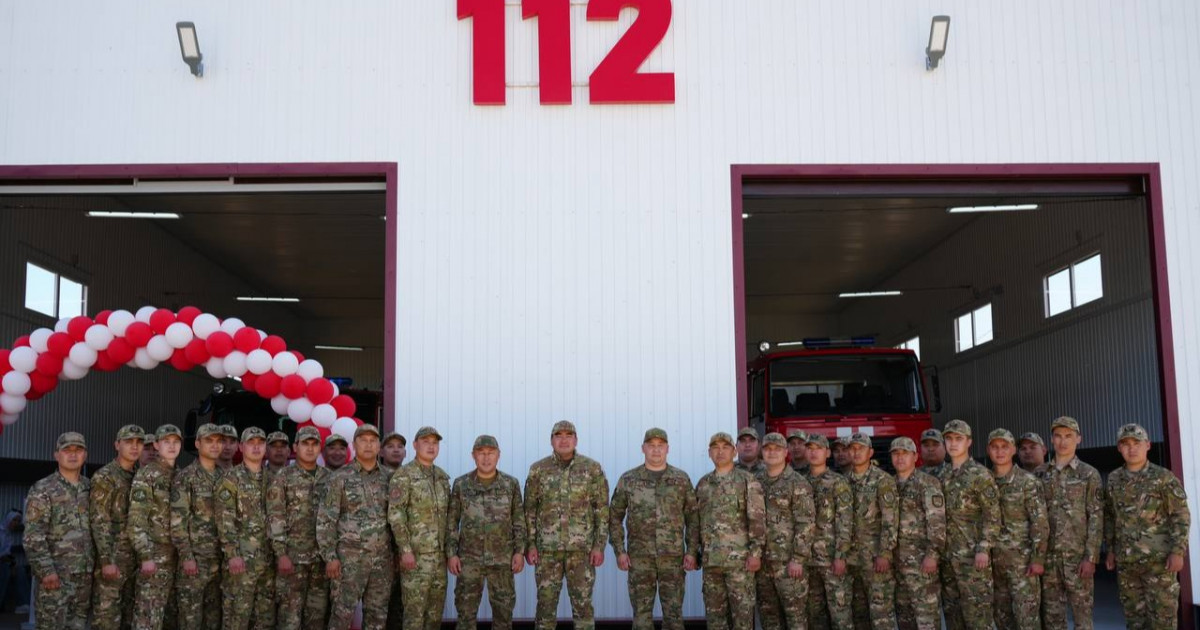 Атырау облысында жаңа өрт сөндіру депосы ашылды