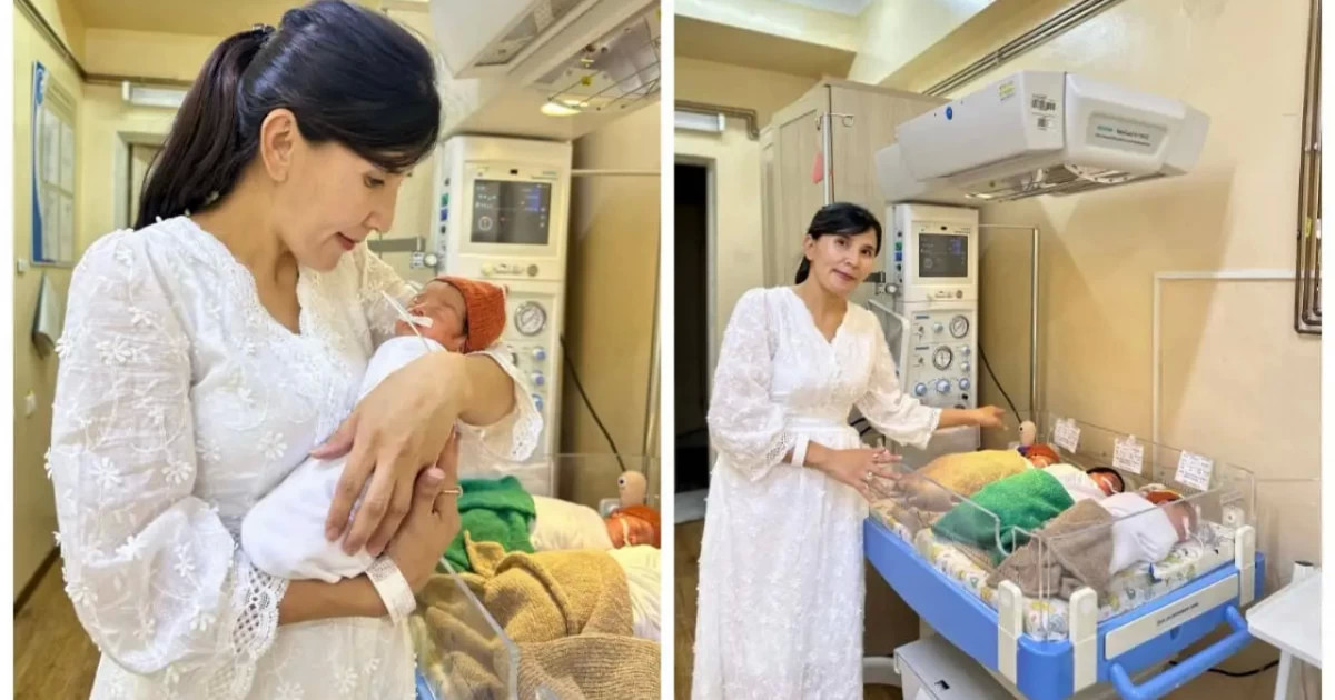 «Енді бізде 10 бала бар»: екі егізі бар келіншек үшем босанды