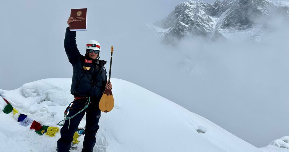 Қазақстандық альпинист Гималайды бағындырды
