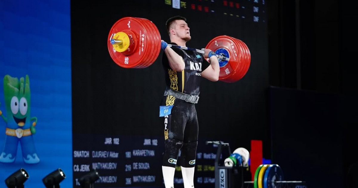 Қазақстандық ауыр атлет Азия чемпионатының жүлдегері атанды