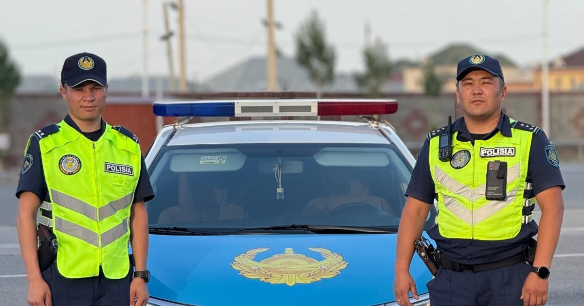 Қызылордалық полицейлер екі адамды өрттен құтқарды