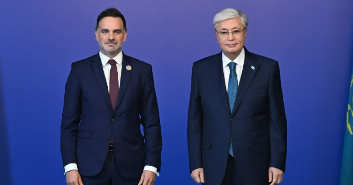 Президент Францияның сыртқы сауда делегат-министрі Лоран Сен-Мартенді қабылдады