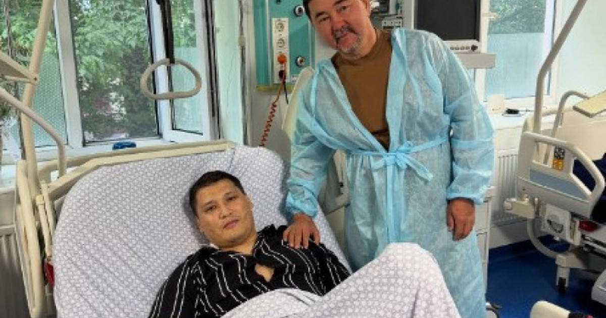 Желіде Руслан Берденовтің қастандықтан кейінгі ауруханада жатқан фотосы пайда болды