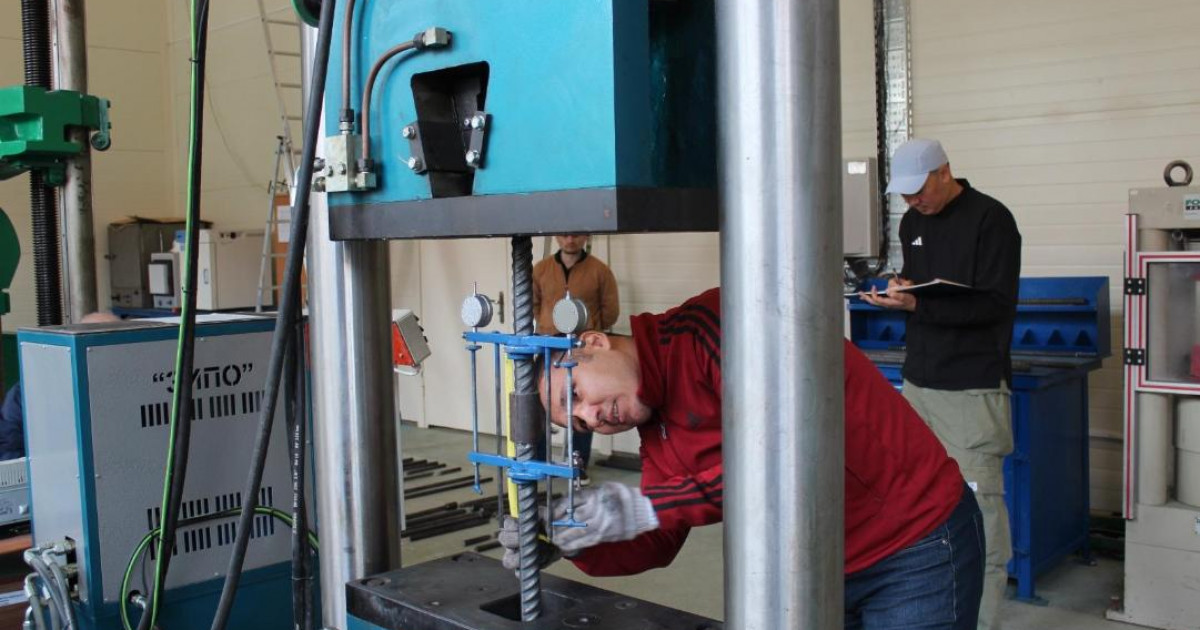 Жер сілкінісіне төзімді құрылыс материалдары сынақтан өтіп жатыр