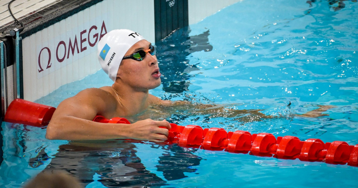 Жүзу спортының шебері Әділбек Мусин жаңа рекорд орнатты