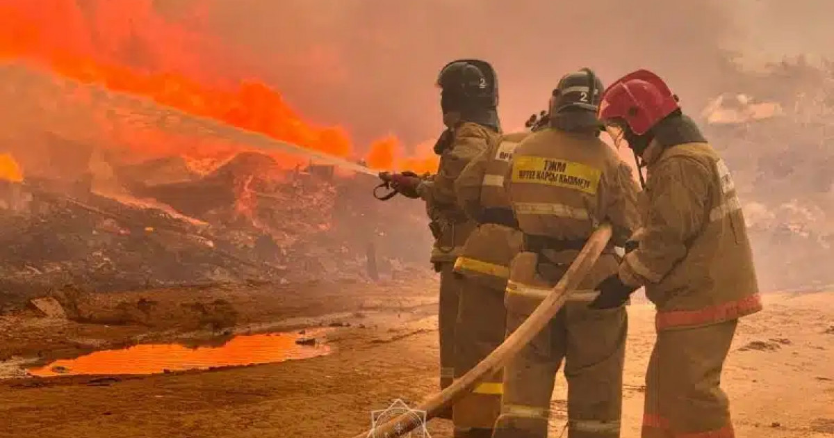 Астанада қоқыс өртінің ірі ошағы сөндірілді