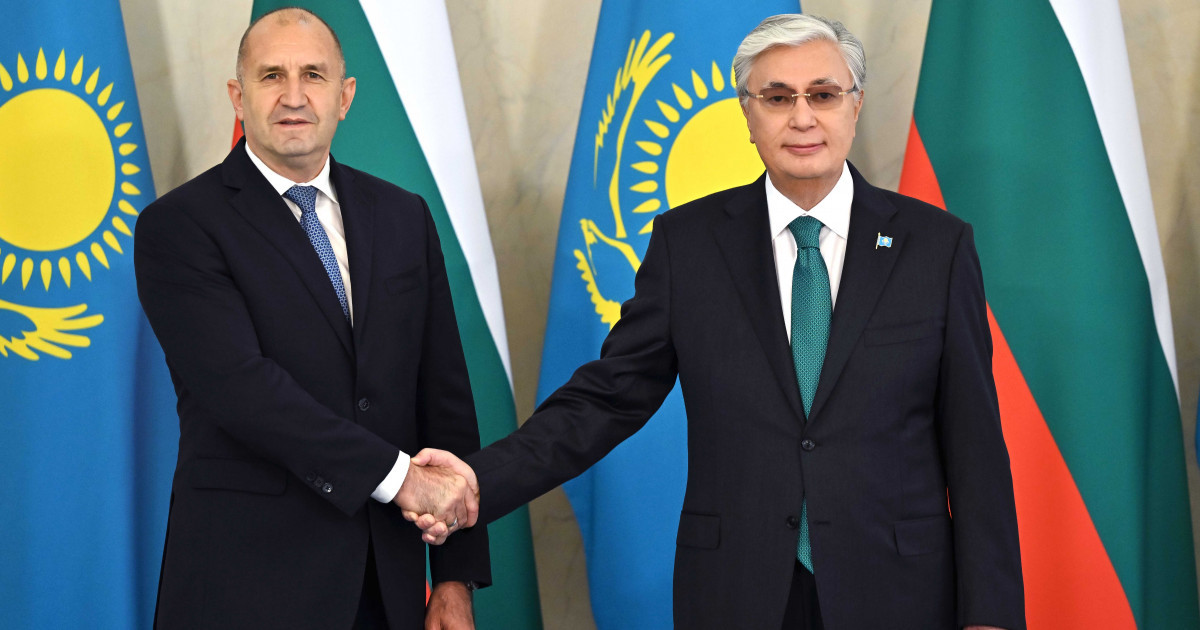 Қасым-Жомарт Тоқаев Болгария президенті Румен Радевпен келіссөз жүргізді