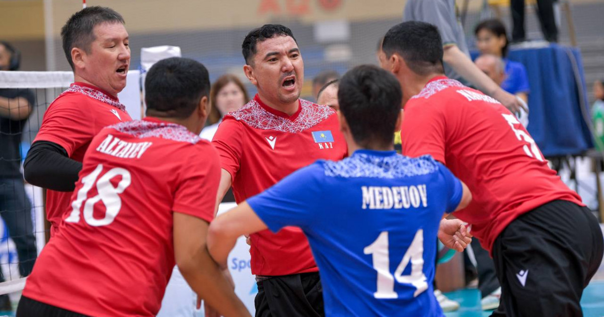 Қазақстан құрамасы  волейболды отырып ойнаудан Азия чемпионы атанды