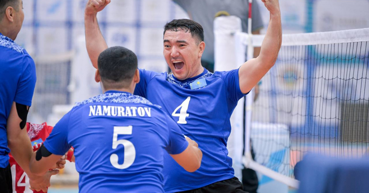 Қазақстан құрамасы – волейболды отырып ойнаудан Азия чемпионы