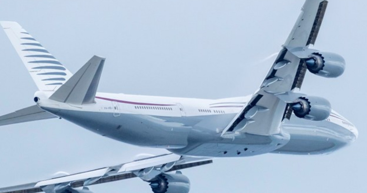 Қатар елі президентке жаңа Boeing 747-8 «әуе сарайын» сыйлады