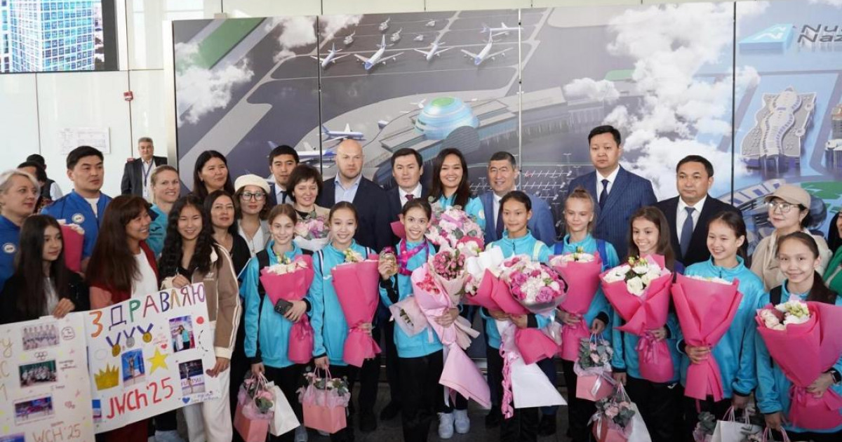 Көркем гимнастикадан тұңғыш әлем чемпионы Ақмарал Ерекешеваны Астана ерекше қарсы алды