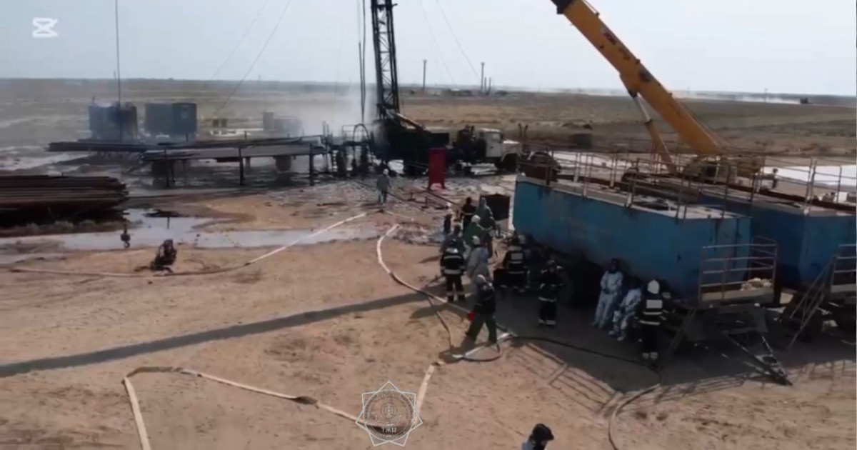 Маңғыстау облысында газ ұңғымасындағы апат салдары жойылды