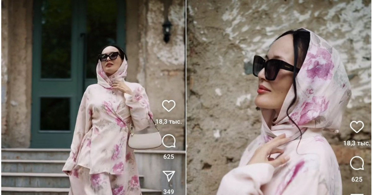 «Нағыз өмір – экранның бер жағында»: орамал таққан Кәмшат Жолдыбаева жаңалығын айтты