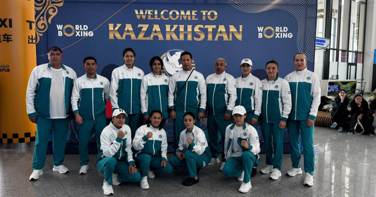 Өзбекстан боксшылары Астанаға келді