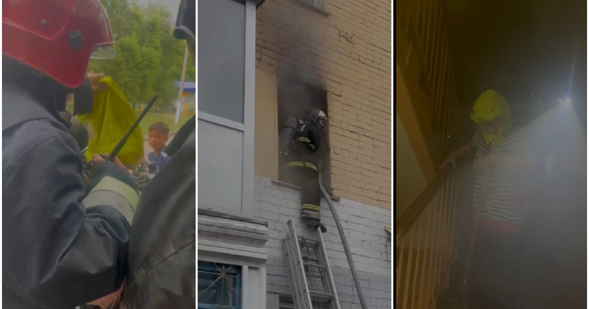 Петропавлда пәтерден шыққан өрттен 30 адам эвакуацияланды