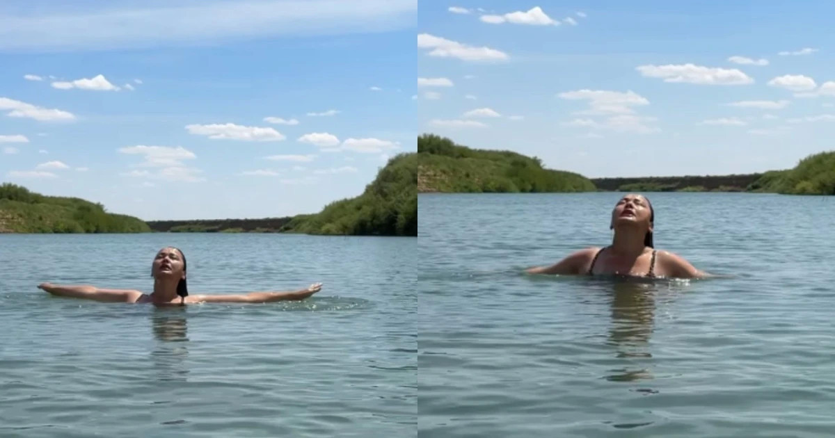 «Интрига жасап жүр»: Мөлдір Мұқанова суда шомылып жүрген видеосын жариялады (ВИДЕО)