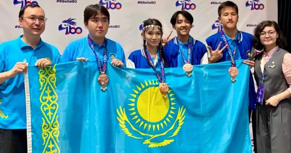 Қазақстандық оқушылар әлемдегі ең беделді олимпиададан төрт медаль жеңіп алды
