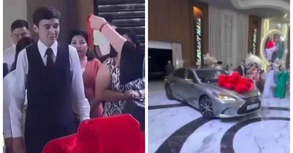 «Қыздың анасы алып берген»: Үйлену тойында күйеубалаға қымбат Lexus автокөлігін сыйлады