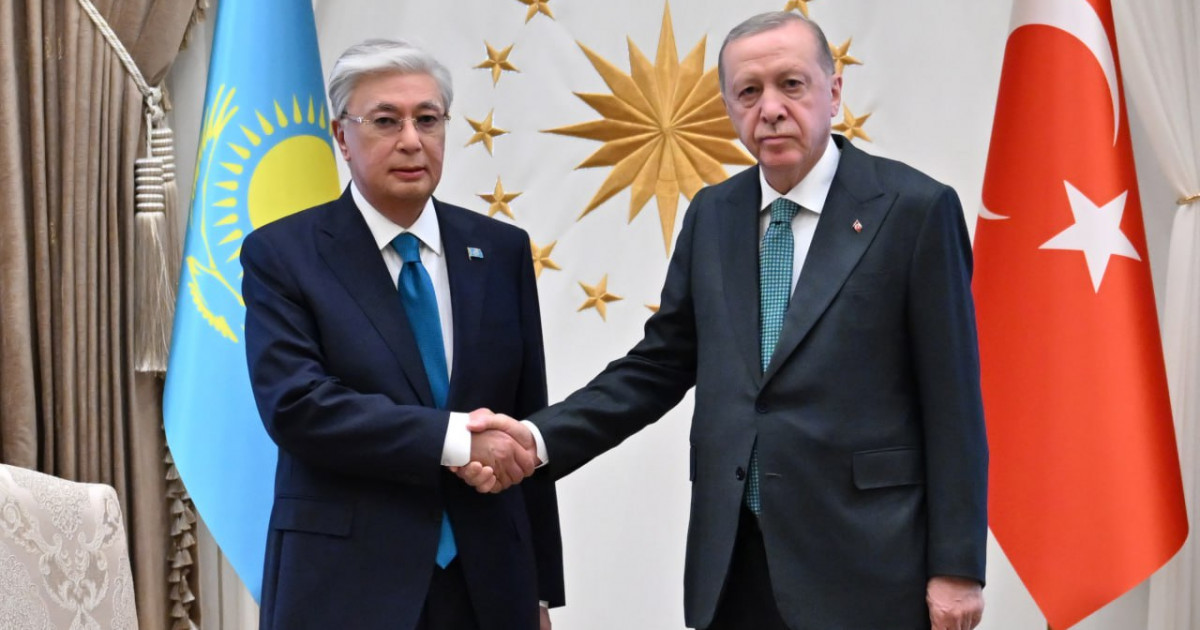 Мемлекет басшысы Қасым-Жомарт Тоқаев Түркия президенті Режеп Тайып Ердоғанмен келіссөз жүргізді