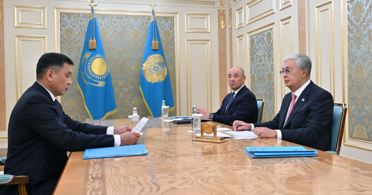 Президент «Қазақстан темір жолы» ҰК» АҚ басқарма төрағасы Талғат Алдыбергеновті қабылдады