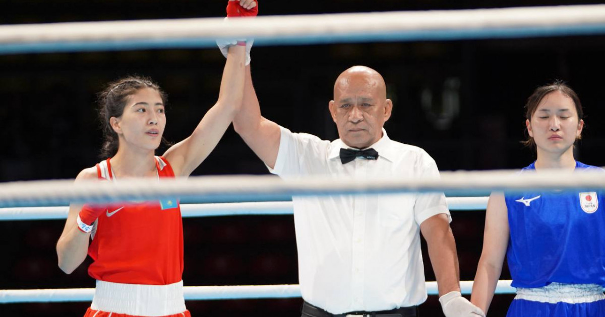 Бокстан Азия чемпионаты: Гүлназ Бөрібаева қарсыласын нокдаунға түсіріп, жеңіске жетті