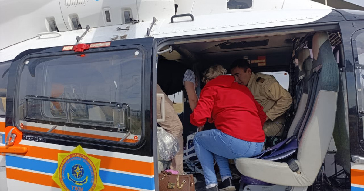 Минуттар санаулы болды: ТЖМ тікұшағы науқасты құтқарып қалды