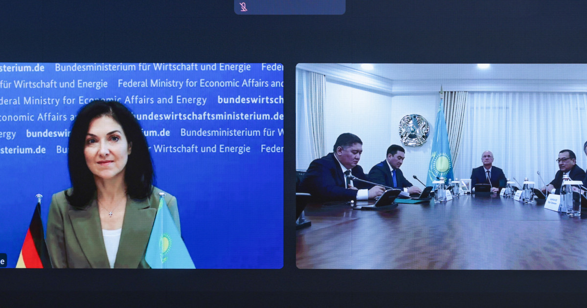 Роман Скляр ГФР экономика және энергетика министрі Катерина Райхемен сауда-экономикалық ынтымақтастықты кеңейту мәселелерін талқылады