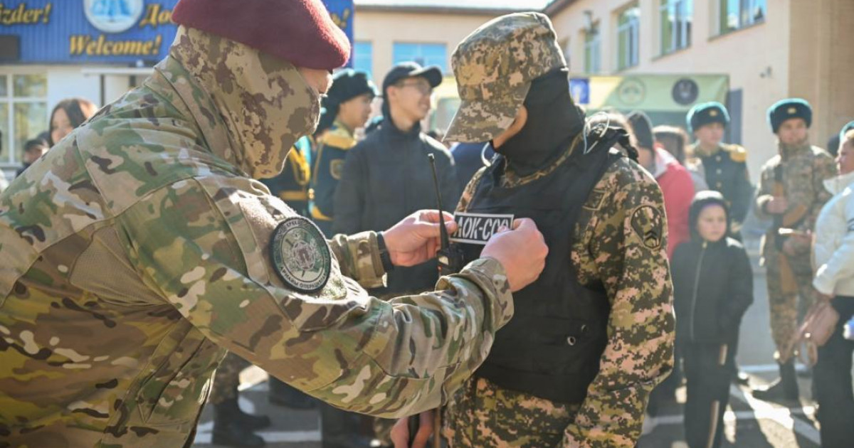 Елордалық оқушылар «Жас сарбаз» қозғалысының қатарына қосылды