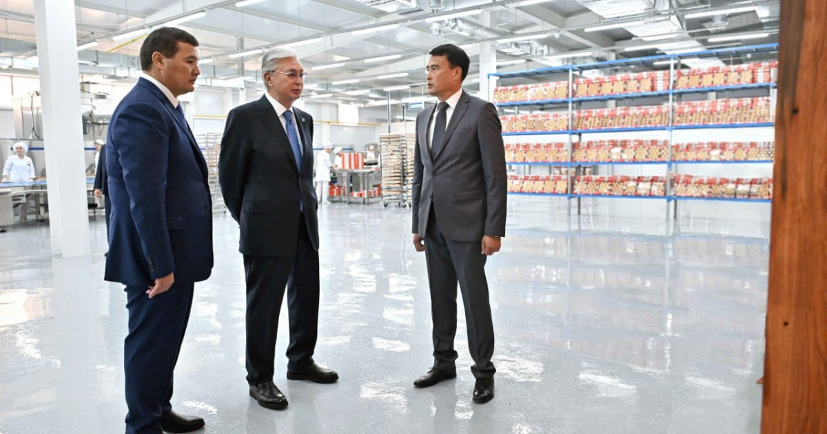 Президент «Қызылорда нан» цехының жұмысымен танысты