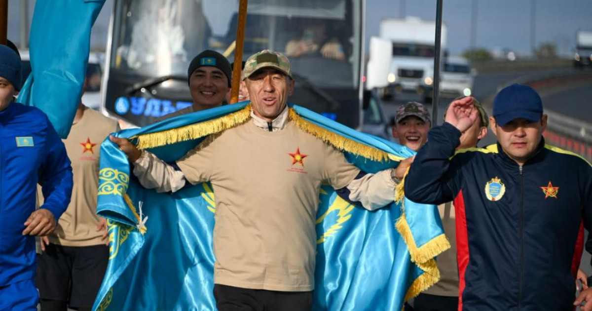 Әскери қызметші 600 шақырымдық супермарафонды еңсерді