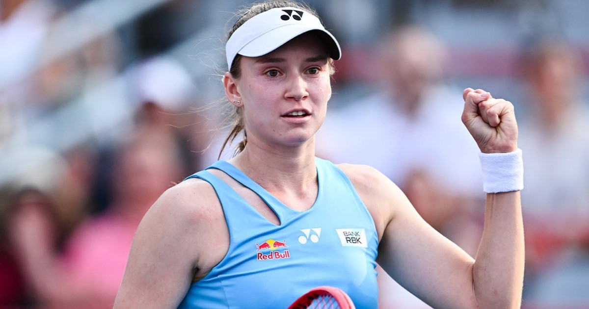 Тарих жасады: теннисші Елена Рыбакина Қытайдағы халықаралық турнирде жеңімпаз атанды