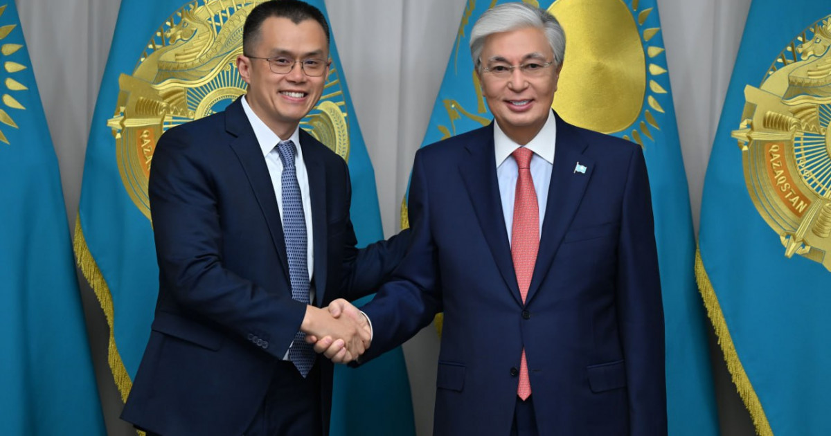 Тоқаев Binance-тың басшысымен криптоиндустрияның дамуын талқылады