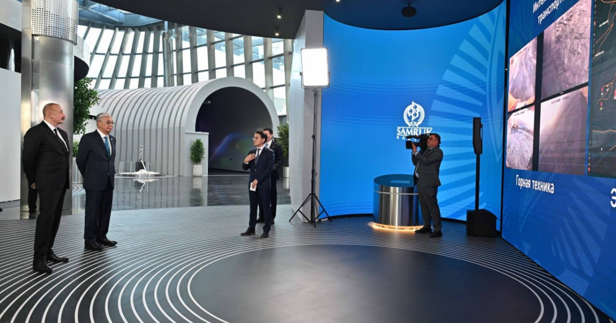 Тоқаев пен Әлиев Alem.AI халықаралық жасанды интеллект орталығына барды