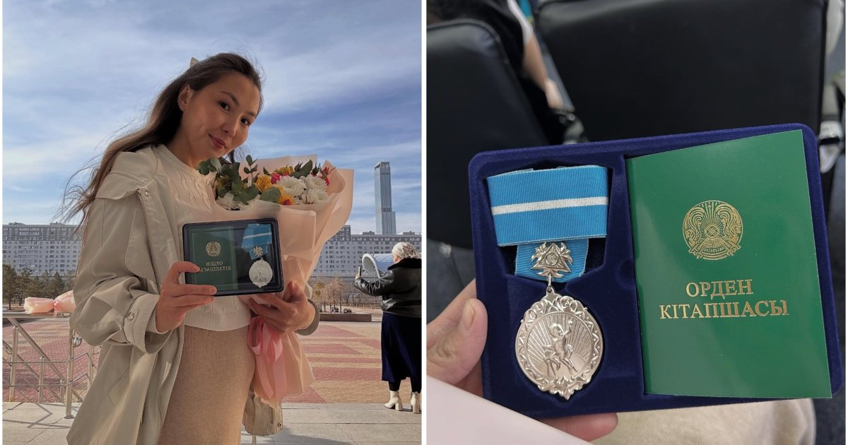 Астанада 26 жастағы ана алты баланы дүниеге әкеліп, «Күміс алқамен» марапатталды