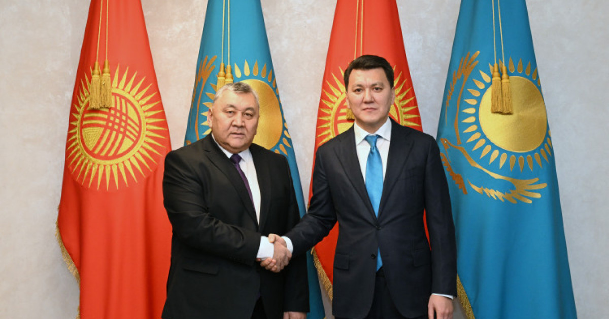 Ерлан Қарин Қырғыз Республикасының мемлекеттік хатшысы Марат Иманқұловпен кездесті
