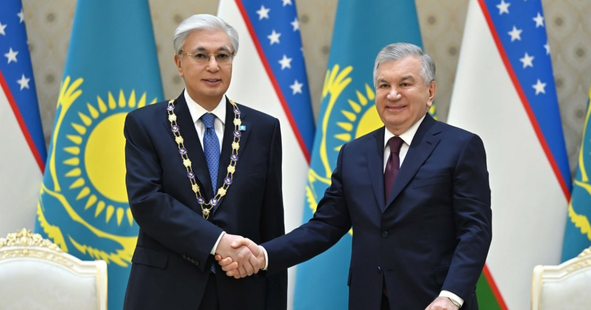 Қасым-Жомарт Тоқаевқа Өзбекстанның ең жоғары мемлекеттік наградасы табысталды
