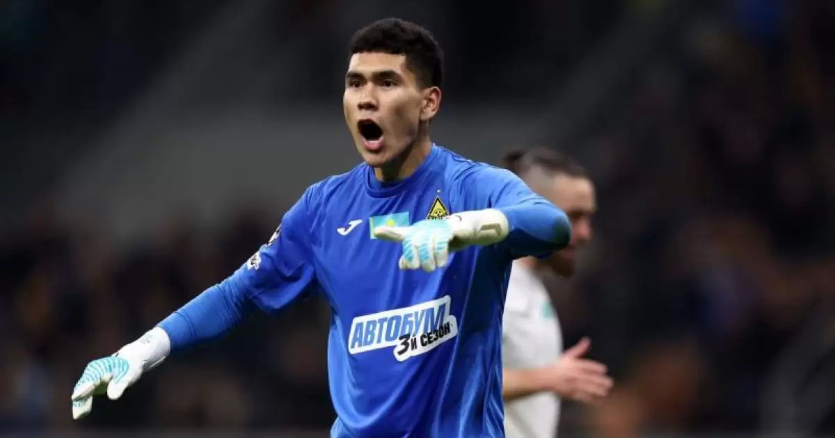 «Қайрат» қақпашысы Темірлан Анарбеков матч үздігі атанды