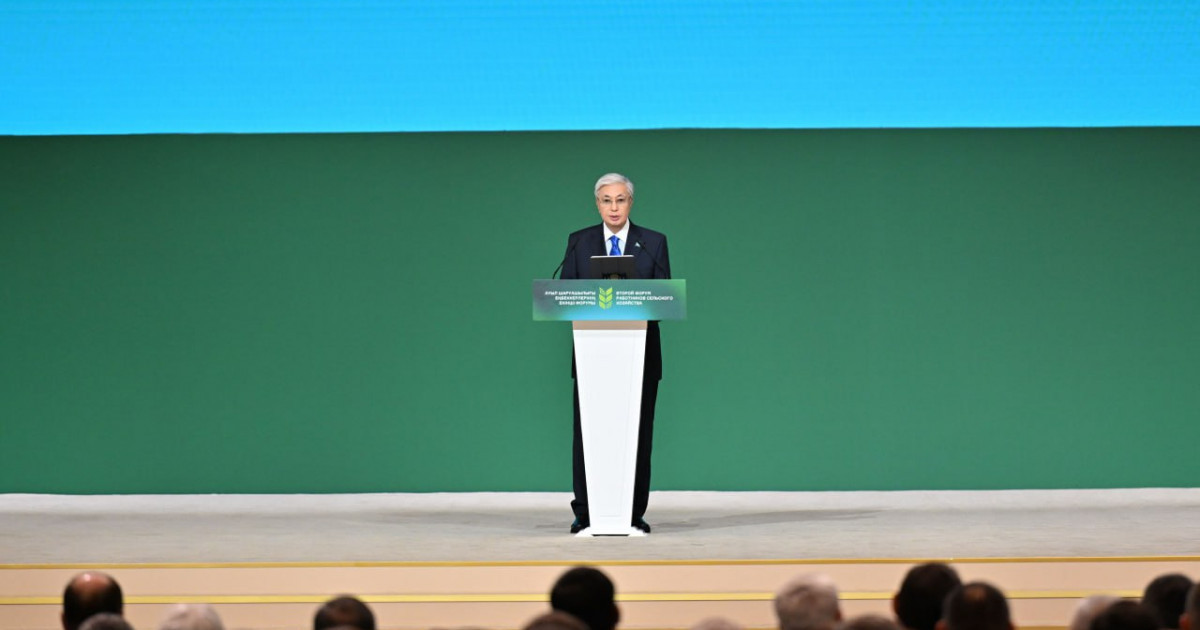 Соңғы он жылда ауыл шаруашылығының жалпы өнімі 2,5 еседен астам өсті – Президент