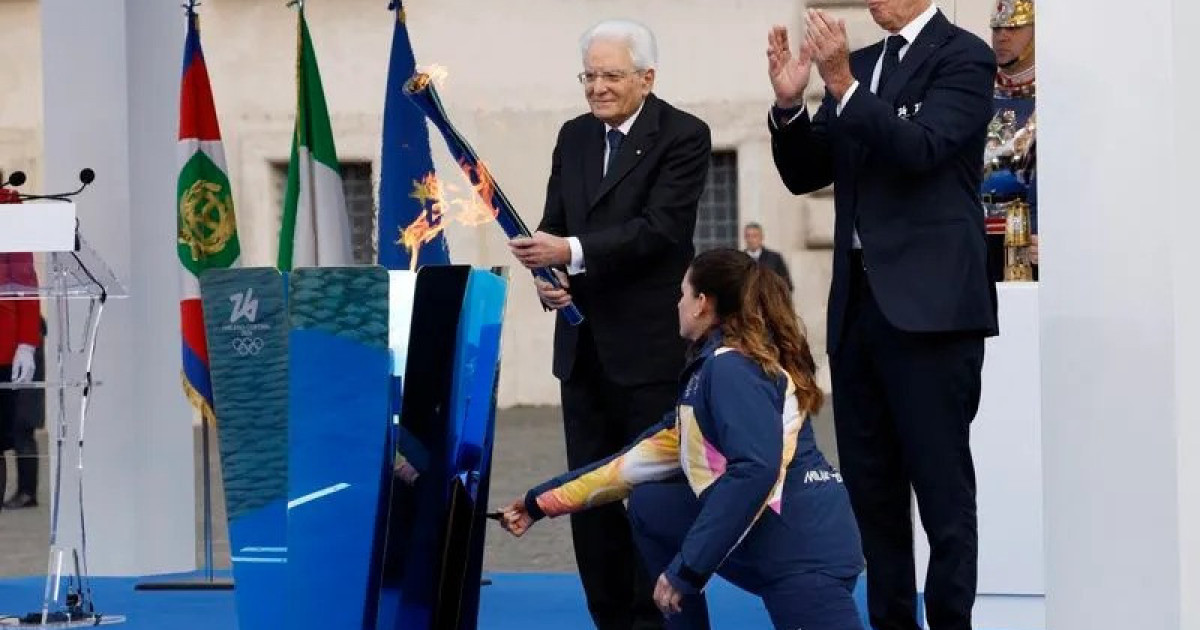 2026 жылғы қысқы Олимпиада ойындарының алауы жағылды