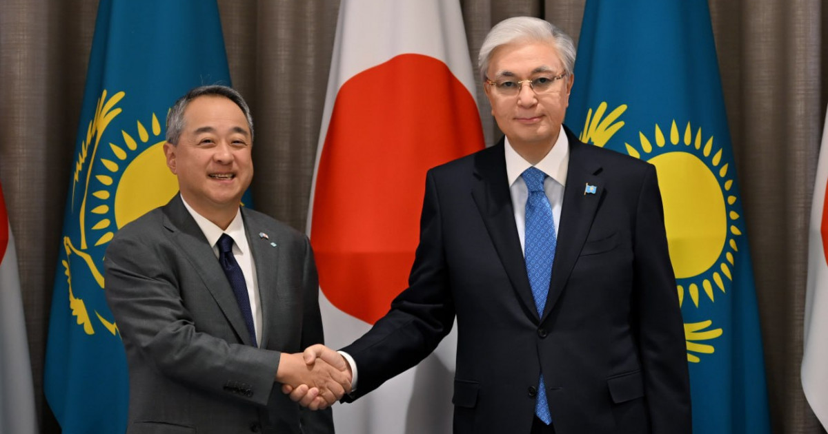 Қасым-Жомарт Тоқаев Sumitomo компаниясының президенті Шинго Уэноны қабылдады