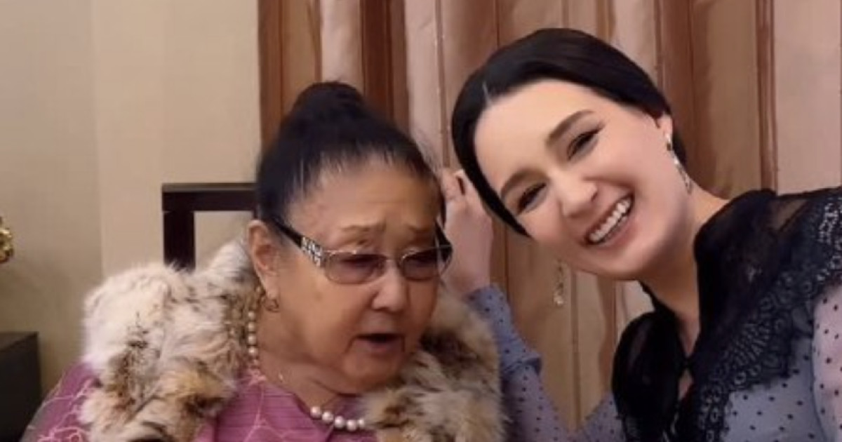 96 жастағы бұлбұл әнші Бибігүл Төлегенова көрерменді тәнті етті (видео)