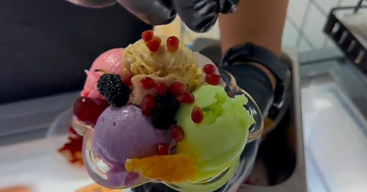 Шұбаттан балмұздақ дайындалды